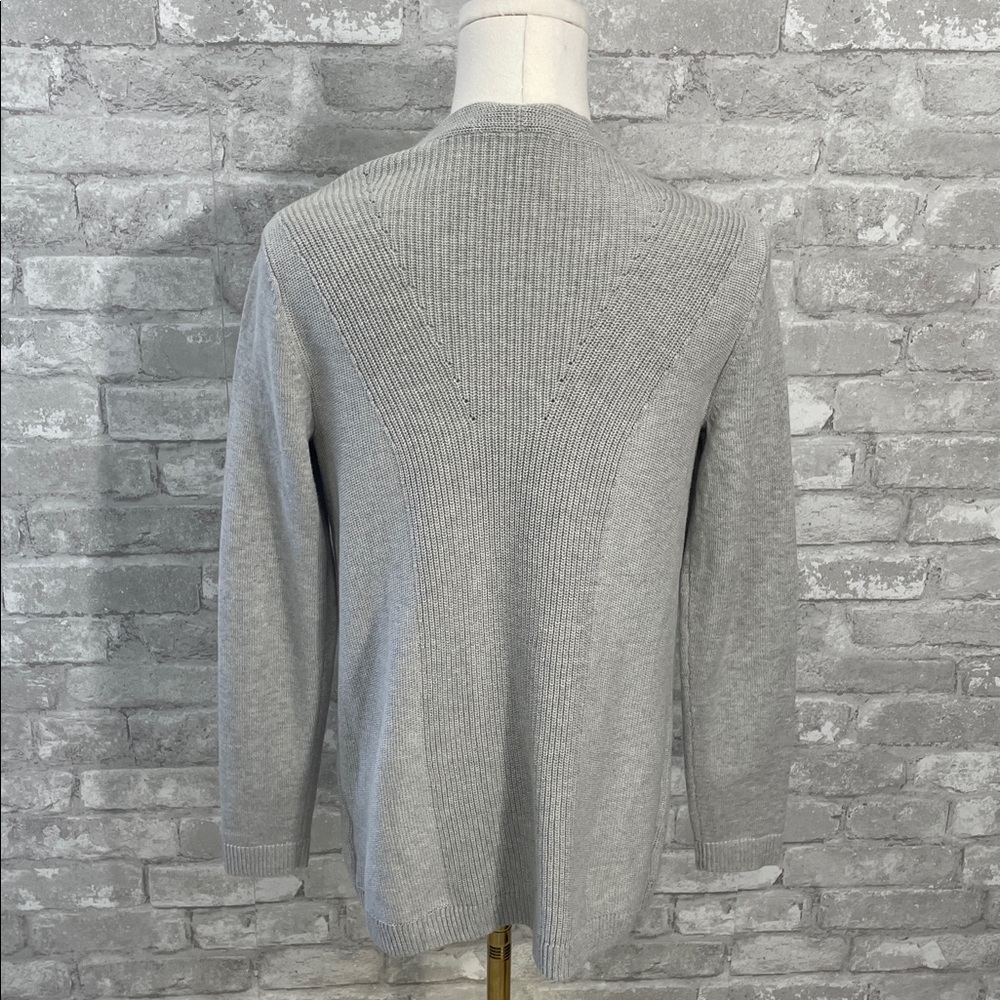 Talbots Light Gray Women's Cardigan - Picture 4 of 6